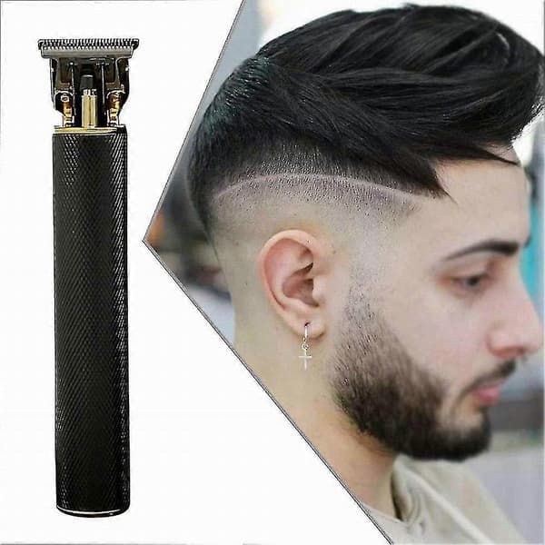 Hårtrimmer for menn USB oppladbar trådløs salong T-blad trimmer