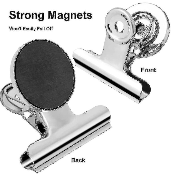 Magnetiske clips, magnetclips Stærke køleskabsmagnetclips Whiteboard Magnetisk clips Ikke-ridser 1