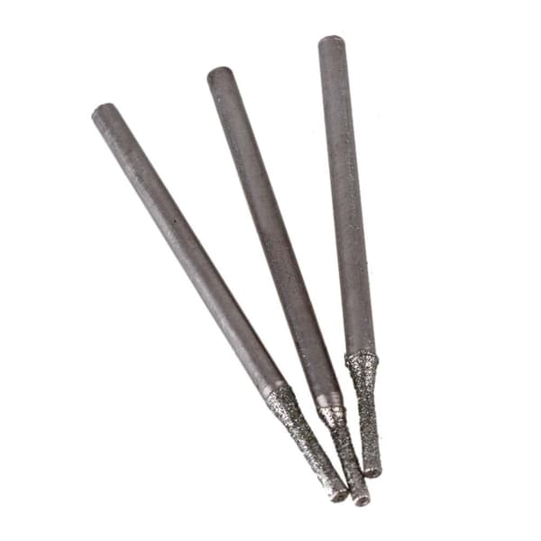 100x Dia 1,5 mm sølv ædelstene diamantbor graveringsbor