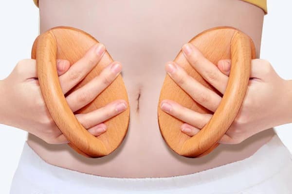 Håndholdt træterapi massageværktøj Træmassage kropsbørste Cellulitefjerner Brown One Size