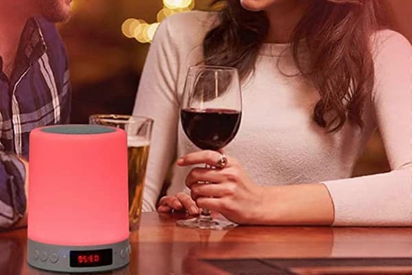 Vækkeur Vågn Op Lys Dæmpbare LED Touch Sengelamper Til Soveværelse White One Size