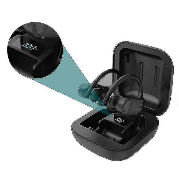 Hovedtelefoner Headsets Trådløst Bluetooth Headset Sort