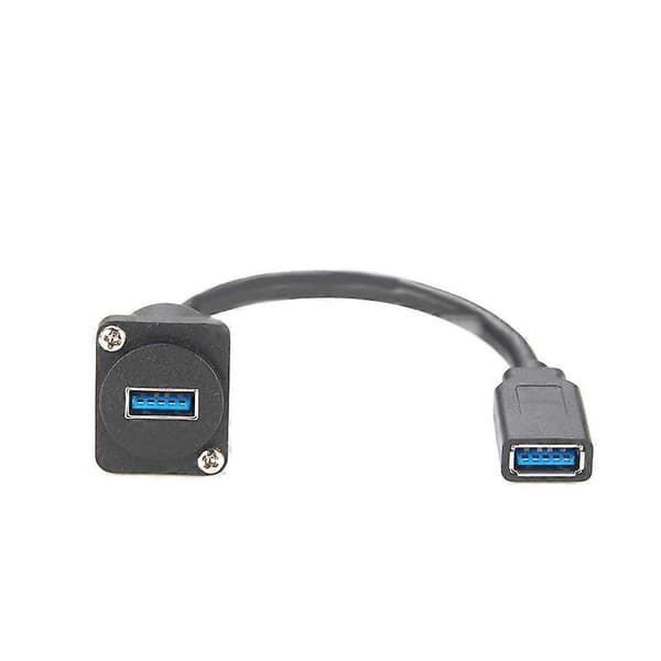 USB 3.0 D-serie panelmonteringskabel hun til han forlænger kompatibel med XLR flange monteringsdataoverførsel
