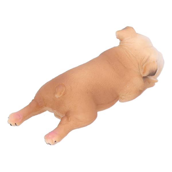Härlig fransk bulldog leksaksfigur för barn - brun