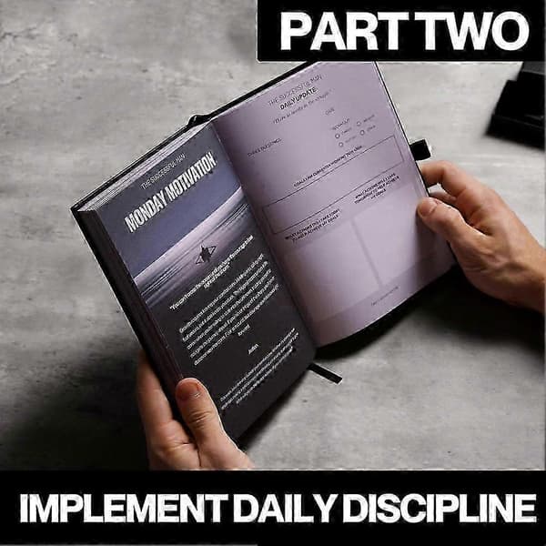 The Successful Man Journal 2026 Daily Planner Goal Tracker, Guided Self-Improvement Journal Motivational Success Notebook Gift