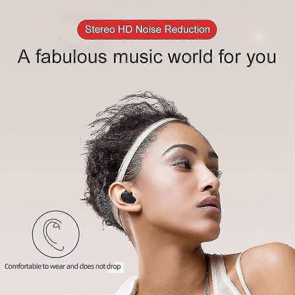 Lättvikts Bluetooth-headset Trådlöst Binauralt Mini Stereoheadset
