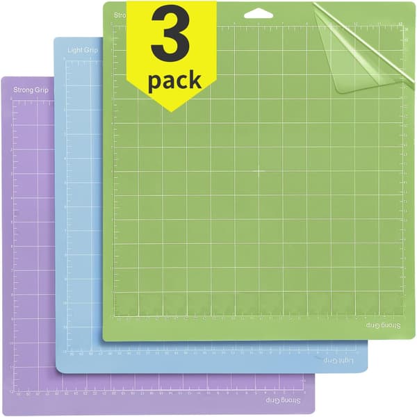 Vakiopitoleikkuualusta, 3 kpl Cricut Maker, ompeluleikkuualusta Cricut Maker/Maker3/Explore 3/Air 2/Air/One -laitteille, leikkuualusta
