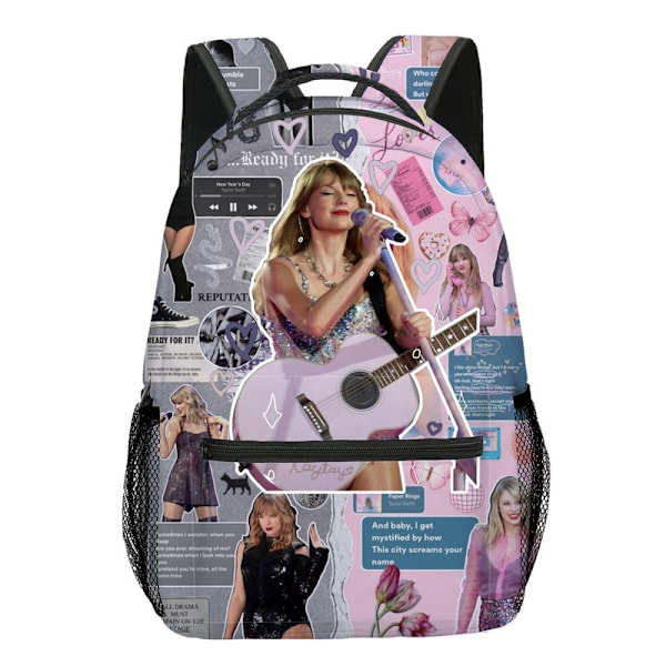 Taylor Swift Perifer Student Skoleveske Ryggsekk Gave Jente No.6