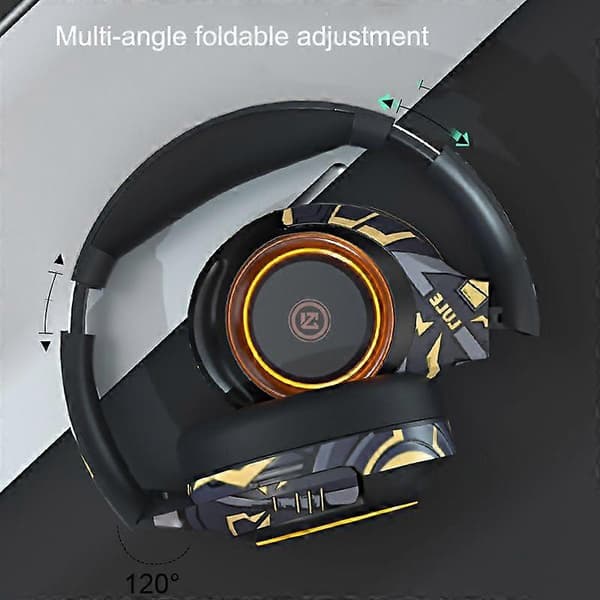 Trådløst Bluetooth-hodesett Black