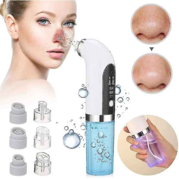 Blackhead Remover Hydrodermabrasion Device Vacuum Suction Facial Pore Cleaner Blackhead Extractor