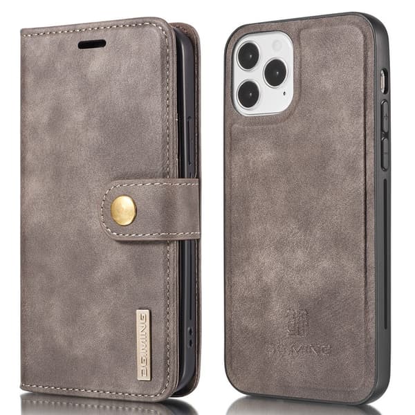 iPhone 13 - DG.MING 2i1 Magnetisk Etui - Grå 90