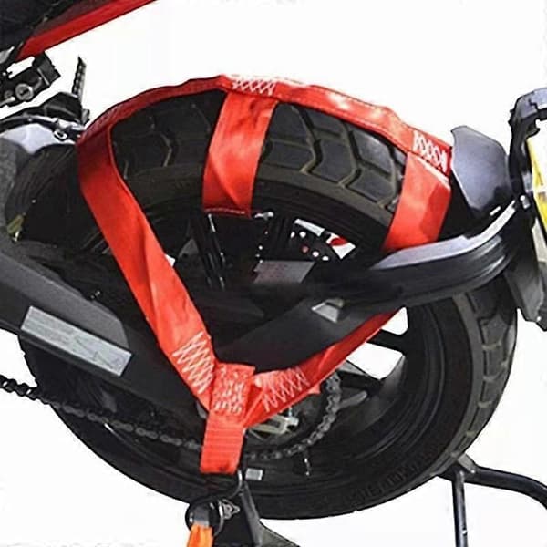 Motorsykkelstropper i polyester for bakhjul, stropp for transport