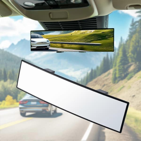 Backspegel, invändig clip-on vidvinkel panoramabackspegel, universal