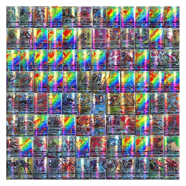 100 stk. Deck Box inklusive guldfolie kort assorterede kort as shown