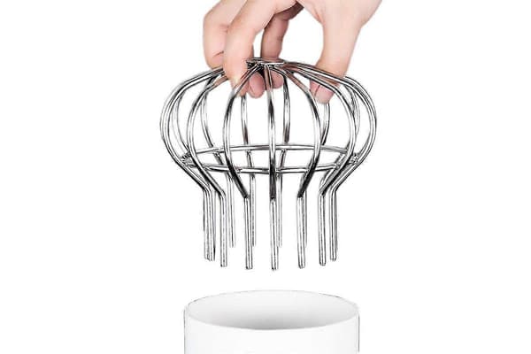 Takrennebeskyttelse Silnett Deksel Stopper Blader og Avfall Silver S