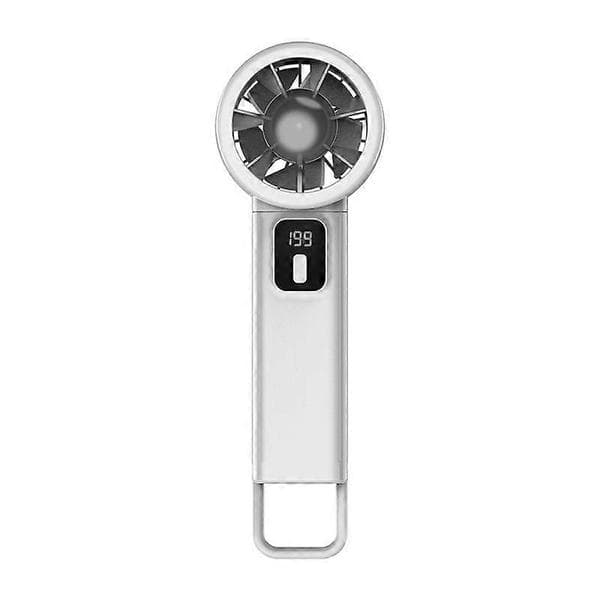 Sammenleggbar USB-bordvifte med digitalt display Turbo White