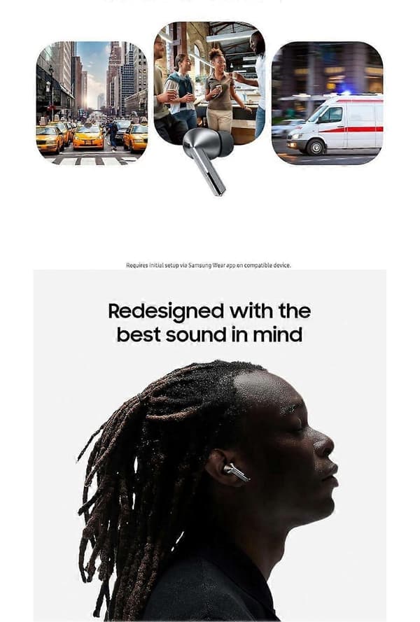 Samsung Buds3 Pro Bluetooth 5.0 langattomat urheilukuulokkeet (stereo)