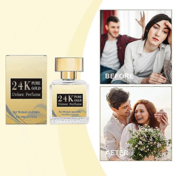 24k Pures Unisex Parfym Långvarig Doftande Män Och Kvinnor 50ml