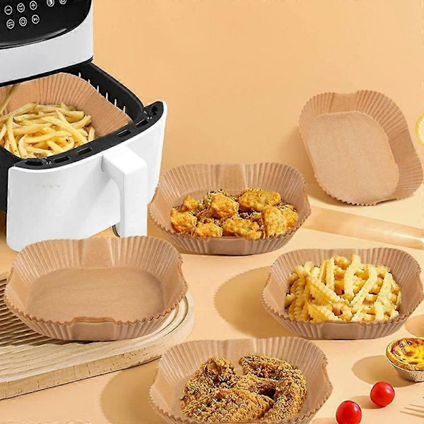 Speciel papirbakke til airfryer
