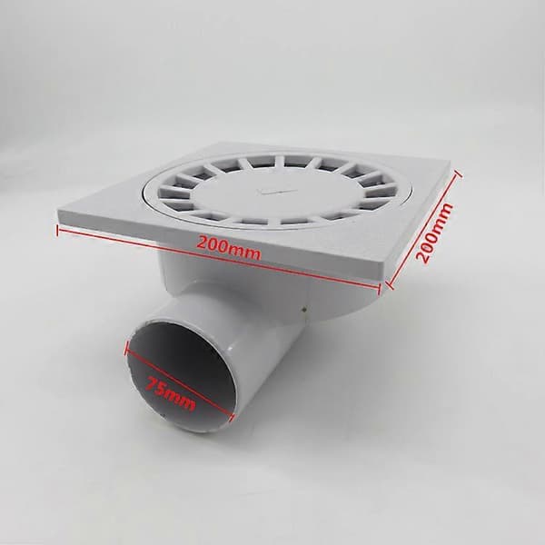 BET Plastikk Dusjsluk - 200 x 200 mm