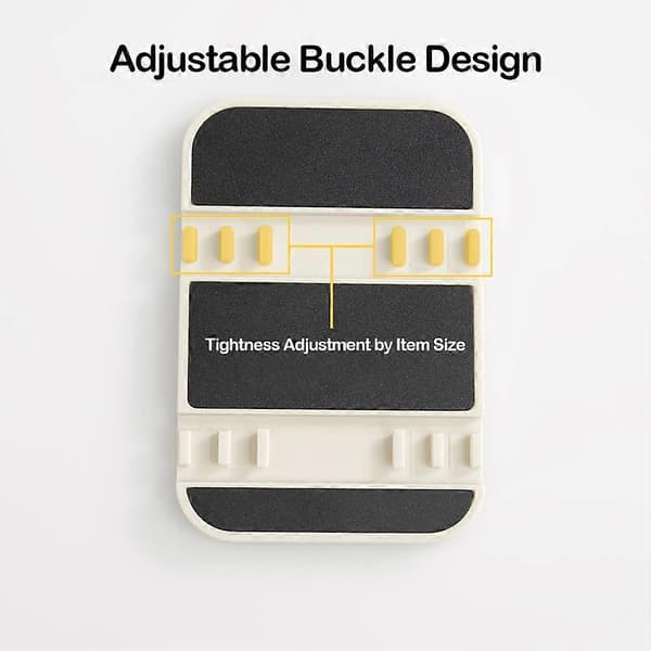 Multifunktionel Strip Clip Etui Telefon Audio Dekoder Opbevaringstaske USB Lomme Telefon Taske Magnetisk Elastisk Rem Sæt Blå Blue