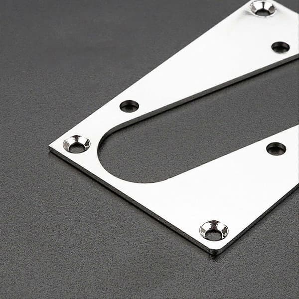 Guitar Dele Konvertering Pickup Monteringsring - Humbucker Telecaster Bro Silver