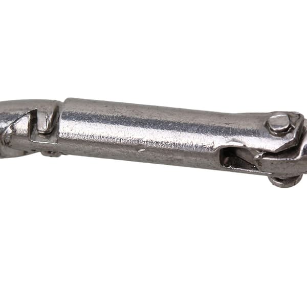 25x Multifunktionel Fjeder Snap Quick Link Lås Karabinhage Rustfrit Stål M4 40mm