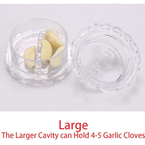 Garlic Twister Garlic Chopper Garlic Press Transparent One Size