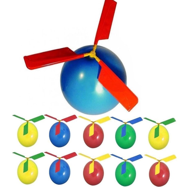 10 kpl ilmapallohelikopteri lasten pelit sukkahousut juhlat suosivat lentäviä leluja lahja pojille tytöille