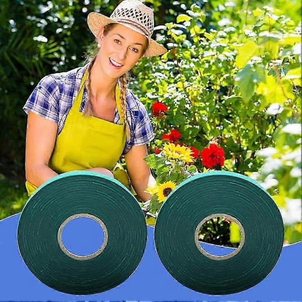 Plante- og havearbejde PVC-stroppetape 45 meter havetræ grøn strop