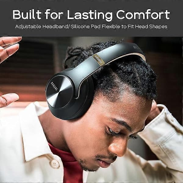 Bluetooth headset trådløs mobiltelefon musik løbe bas stereo headset Bluetooth headset White