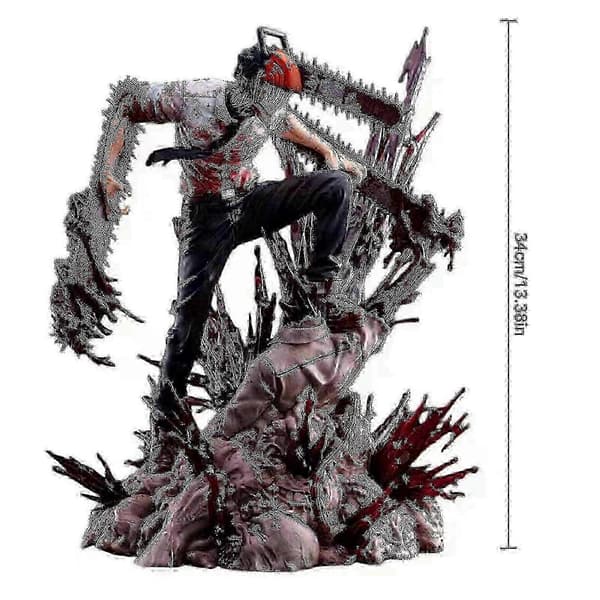 Chainsaw Man Denji PVC Animefigur - 33,8 cm Actionmodell 25-26