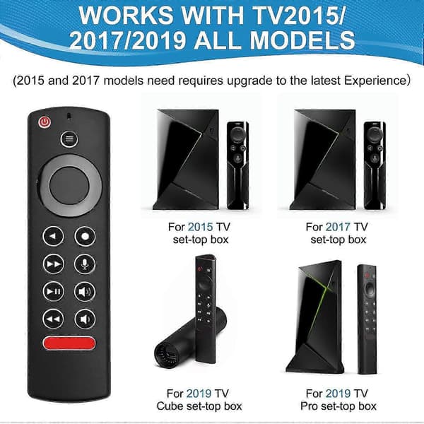 TV-stemmefjernkontroll for NVIDIA Shield TV Pro 2015 2017 2019 TV Cube Stb fjernkontroll med stemmefunksjon