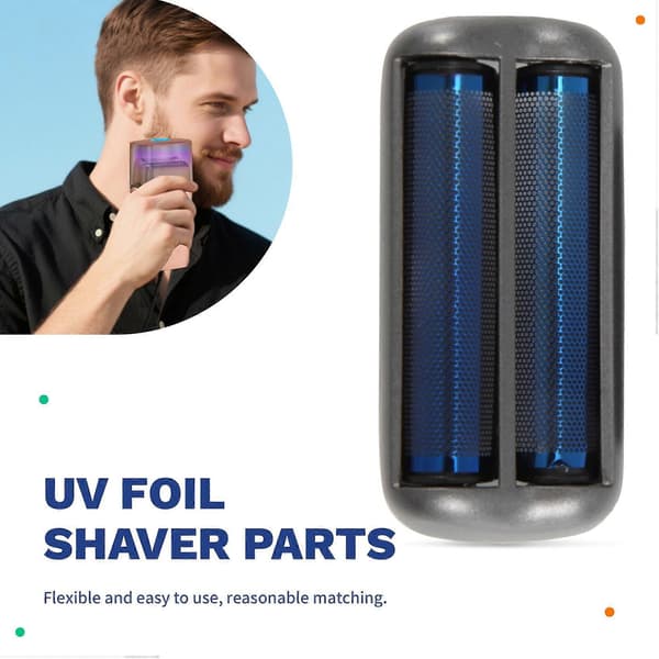 6X erstatningsfolie og -skær til Babyliss UV Double Foil Shavers Erstatning KUN til UV Foil Shavers