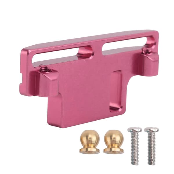 til WPL D12 1/10 RC Lastbil Bil Opgraderingsdele Metal Styregruppe Samling Styrestykke Reservedele, Rød Red