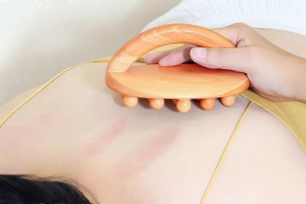 Håndholdt træterapi massageværktøj Træmassage kropsbørste Cellulitefjerner Brown One Size