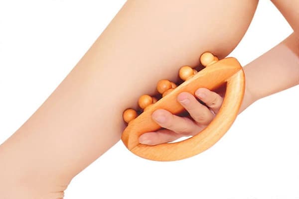 Håndholdt træterapi massageværktøj Træmassage kropsbørste Cellulitefjerner Brown One Size