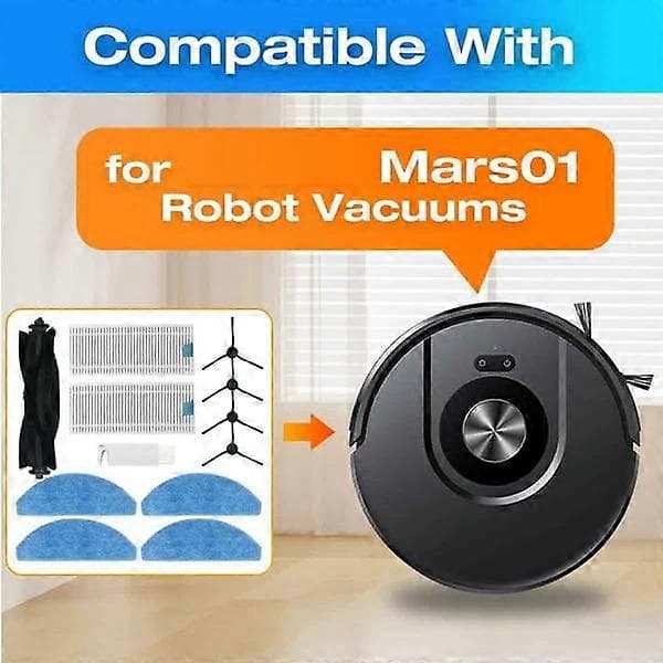 Reservedele til Laresar Mars01 Robotstøvsuger Erstatningstilbehør