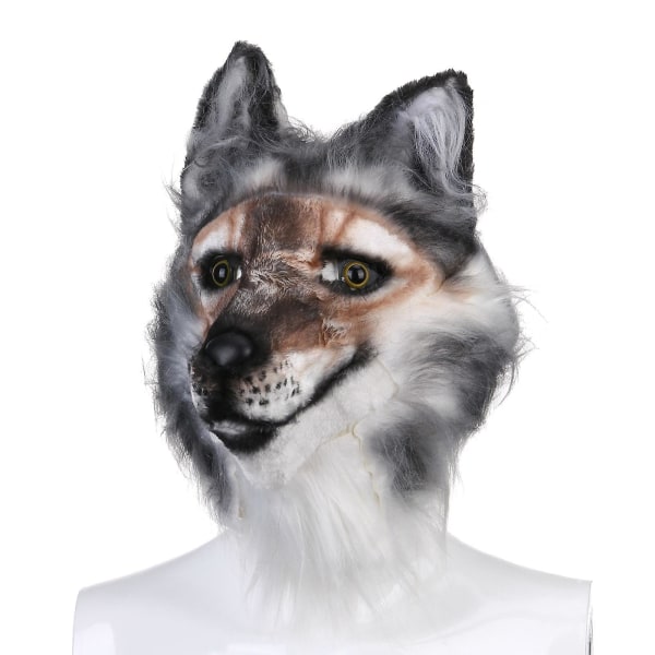 Halloween Decor Hodeplagg Kostyme Mask Wolf Mask