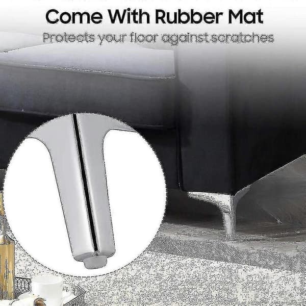 4-pak Metal Møbel Sofaben, DIY Møbelfødder Udskiftning