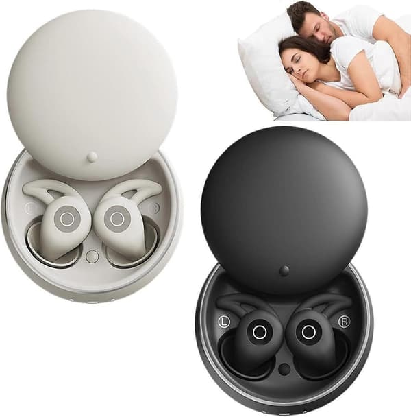 Noorasleep Snoozepods Pro Bluetooth Sleepbuds, Mini trådløse søvnhodetelefoner Grey