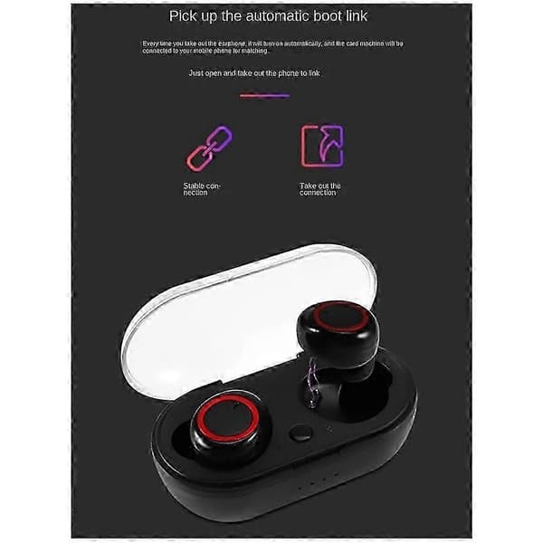 Nytt Bluetooth-headset Y10 Binauralt Bluetooth-headset Y30 Bluetooth-headset med laddningsfack