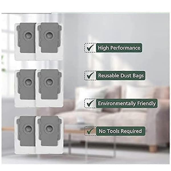 For Irobot Roomba I7 E5 E6 I3 Støvsugertilbehørsett 24 stk
