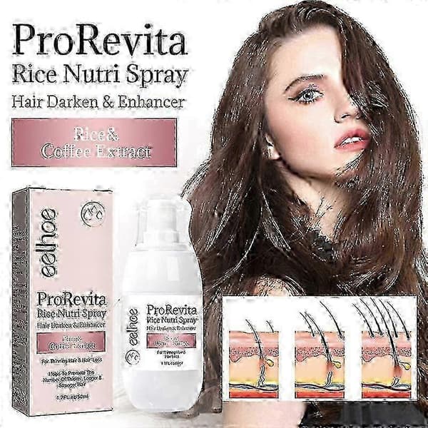 3 stk. Zephta H-Regrow 2.0, Zephta Hårgenvækst, Prorevita Ris Nutri Spray, til hår