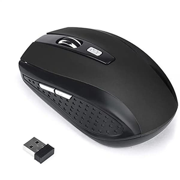 Trådløs mus til datamaskin - 6D optisk Svart black