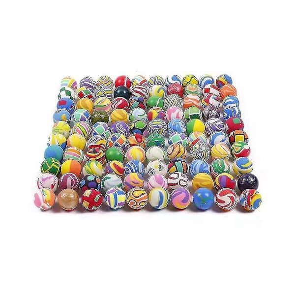 50 st studsbollar leksaker 25 mm färgglada studsbollar barn utomhus sport elastiska boll leksaker
