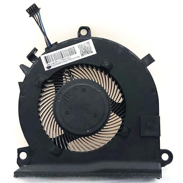 Kannettavan tietokoneen CPU-jäähdytystuuletin DFS2000055K0T DC5V 0.5A 4PIN pelaamiseen 15- L77560-001 Black