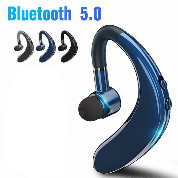 Bluetooth-headset, trådlös Bluetooth-hörsnäcka Gray