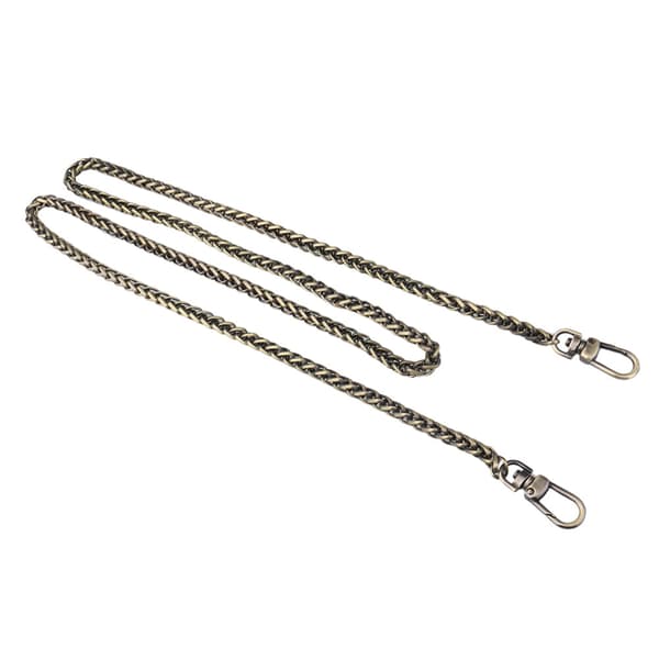 1,2 meter bronse metallspenner Håndvesker Erstatningskjeder Stropp DIY