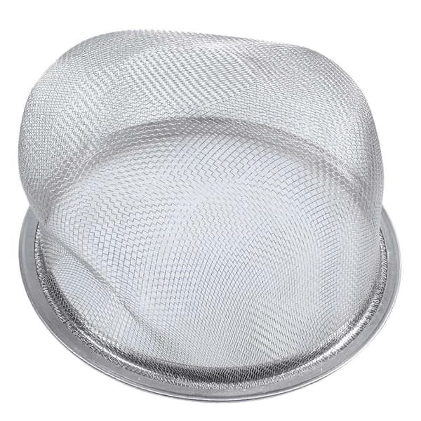 5X Tekande Diameter 80mm Metalnet Teeblade Krydderi Si Kurv Silver tone